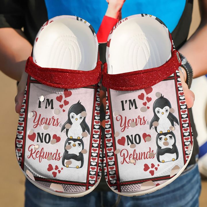 Penguin I’m Yours No Refunds Crocs Clog Shoes