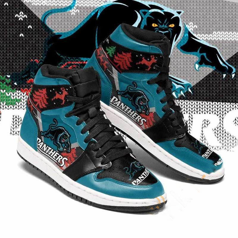 Penrith Panthers Nrl Football Christmas Custom Air Jordan Shoes