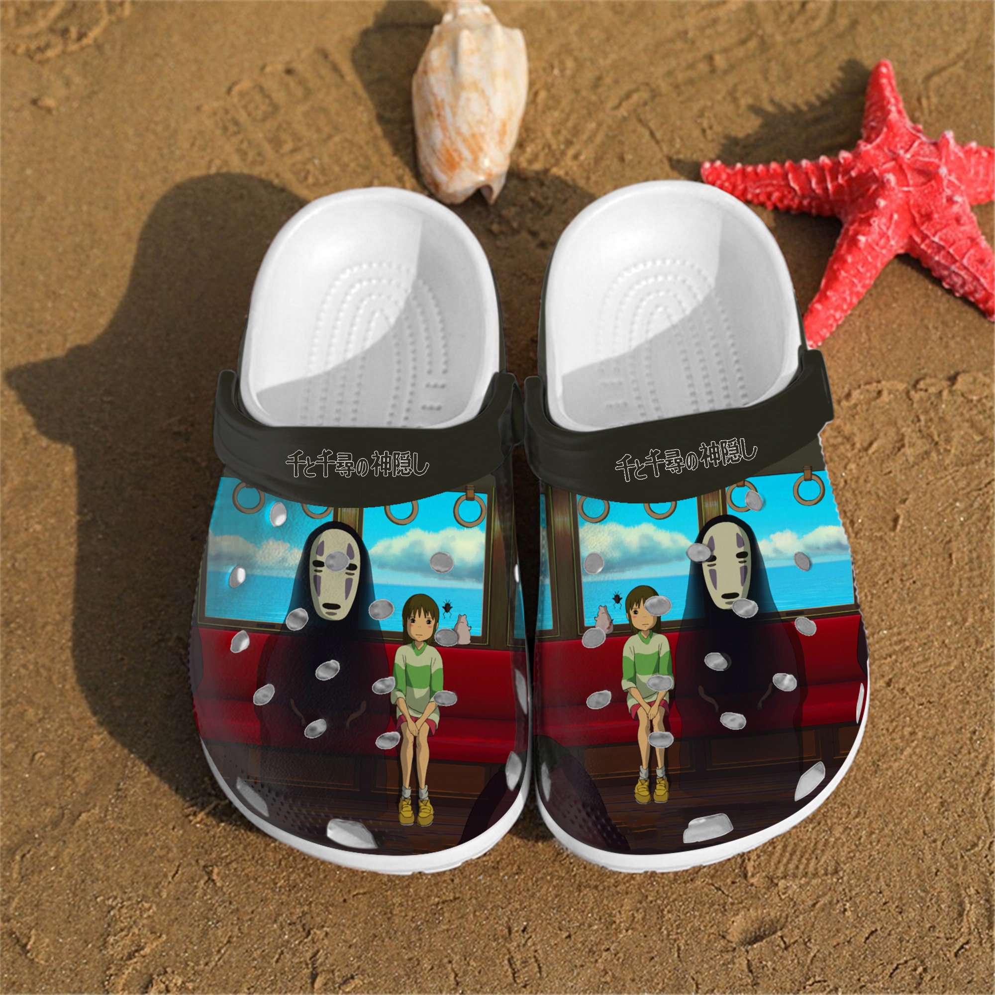 Personalised Spirited Away Art Custom Crocs Clog Shoes
