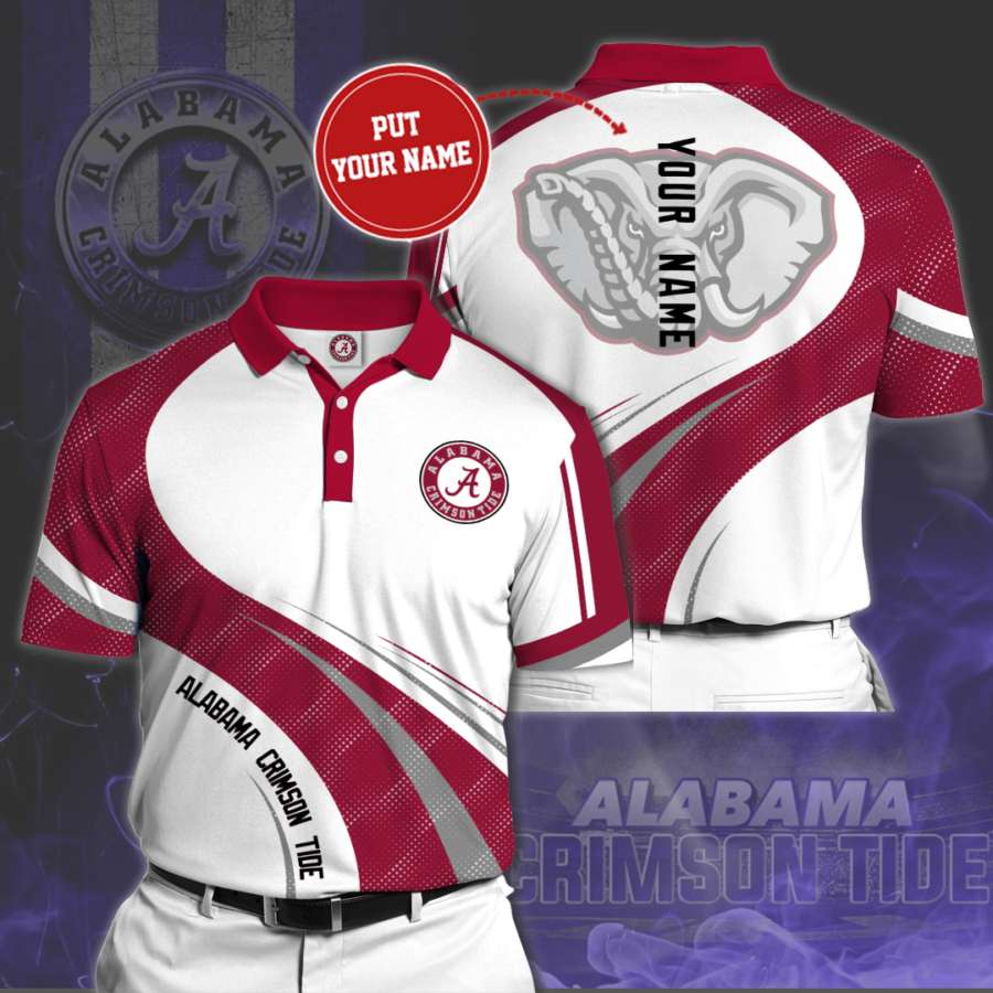 Personalized Alabama Crimson Tide Polo Shirt