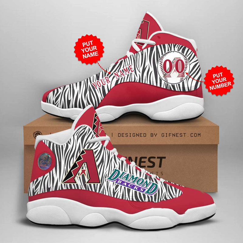 Personalized Arizona Diamondbacks Custom Air Jordan Shoes