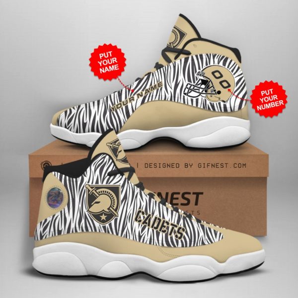 Personalized Army Black Knights Custom Air Jordan Shoes