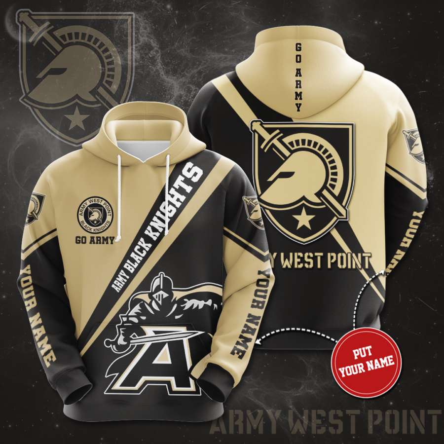 Personalized Army Black Knights Custom Hoodie 3D