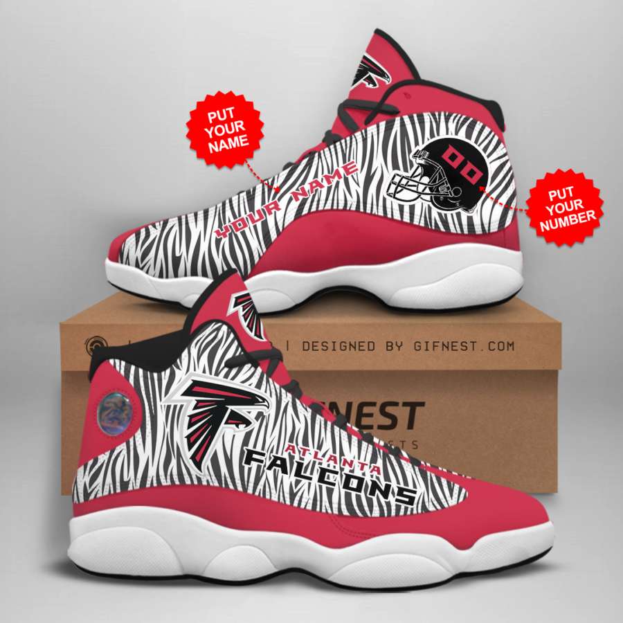 Personalized Atlanta Falcons Custom Air Jordan Shoes