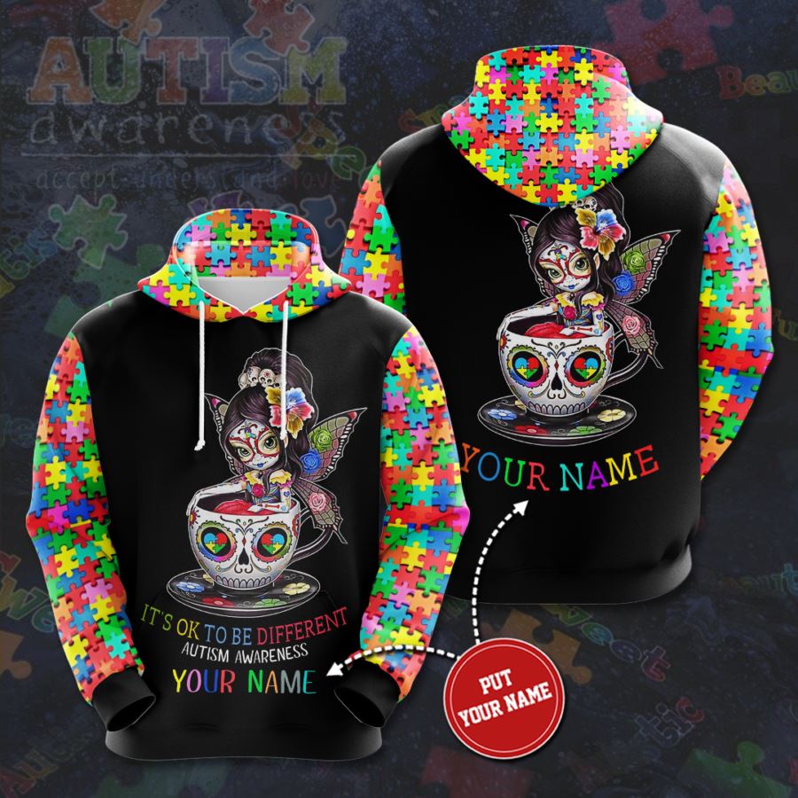 Personalized Autism Awareness Custom Hoodie 3D
