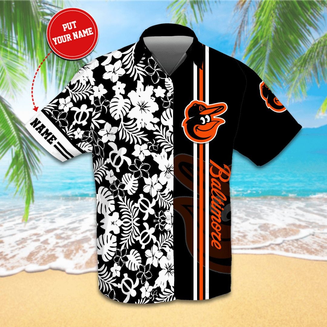 Personalized Baltimore Orioles Hawaiian shirts