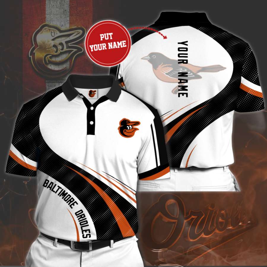 Personalized Baltimore Orioles Polo Shirt