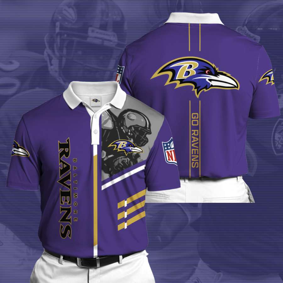 Personalized Baltimore Ravens Polo Shirt