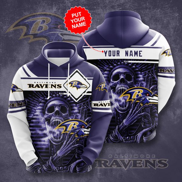 Personalized Baltimore Ravens Custom Hoodie 3D