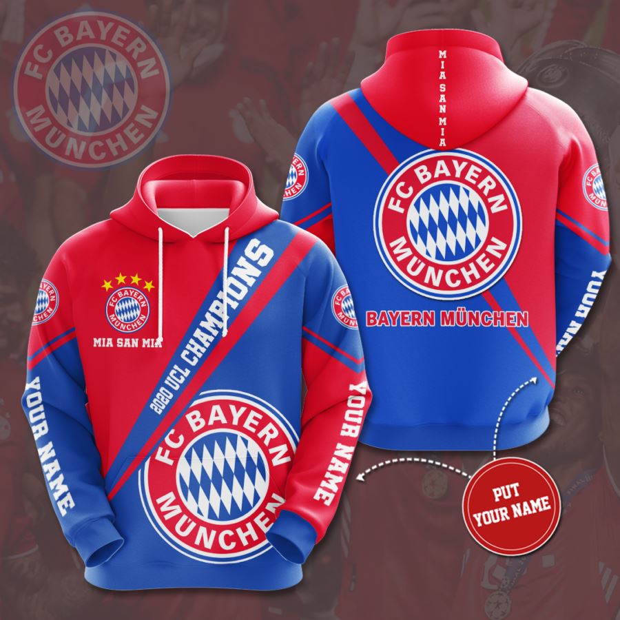 Personalized Bayern Mu?nchen Custom Hoodie 3D