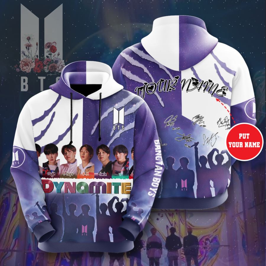 Personalized Bts Custom Hoodie 3D