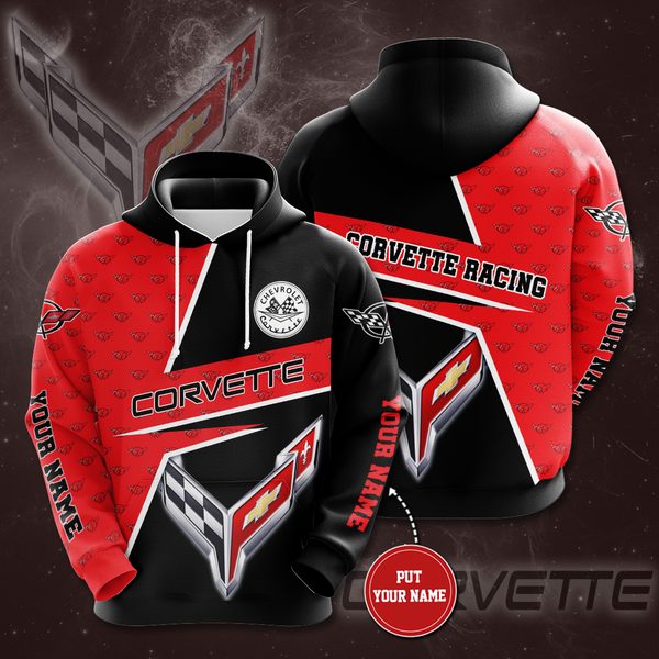 Personalized Chevrolet Corvette Custom Hoodie 3D