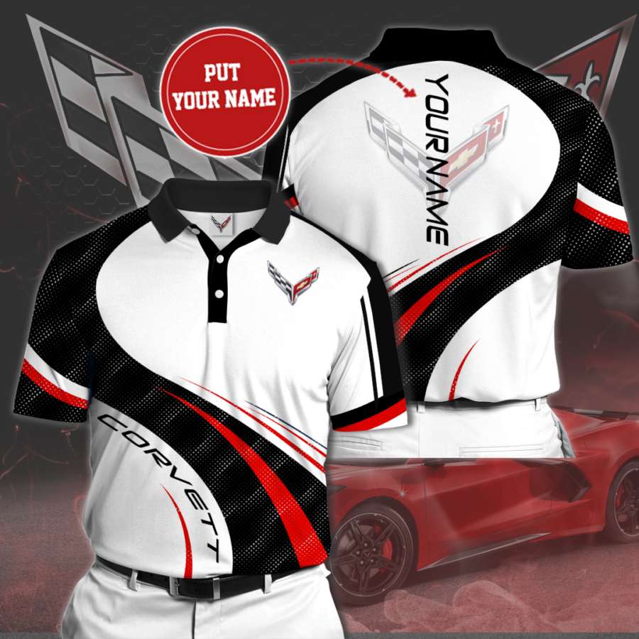 Personalized Chevrolet Corvette Polo Shirt
