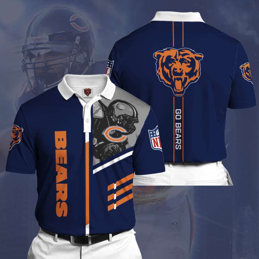 Personalized Chicago Bears Polo Shirt