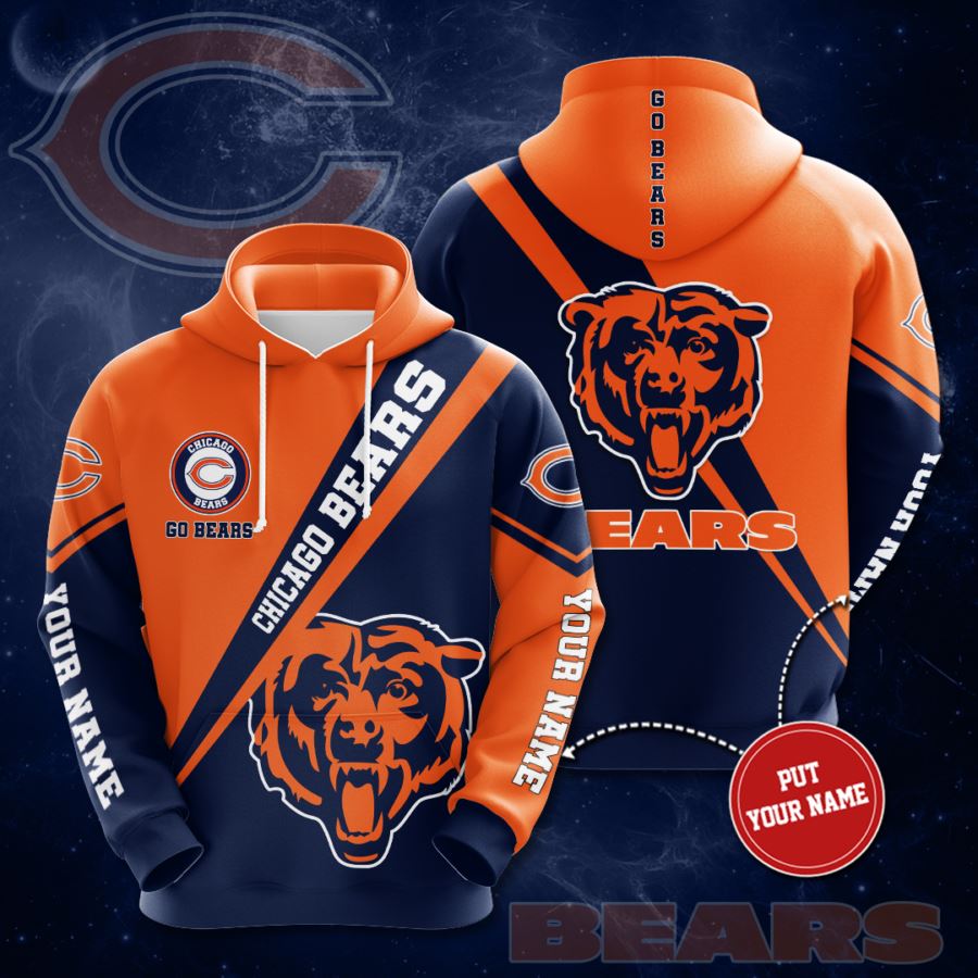 Personalized Chicago Bears Custom Hoodie 3D