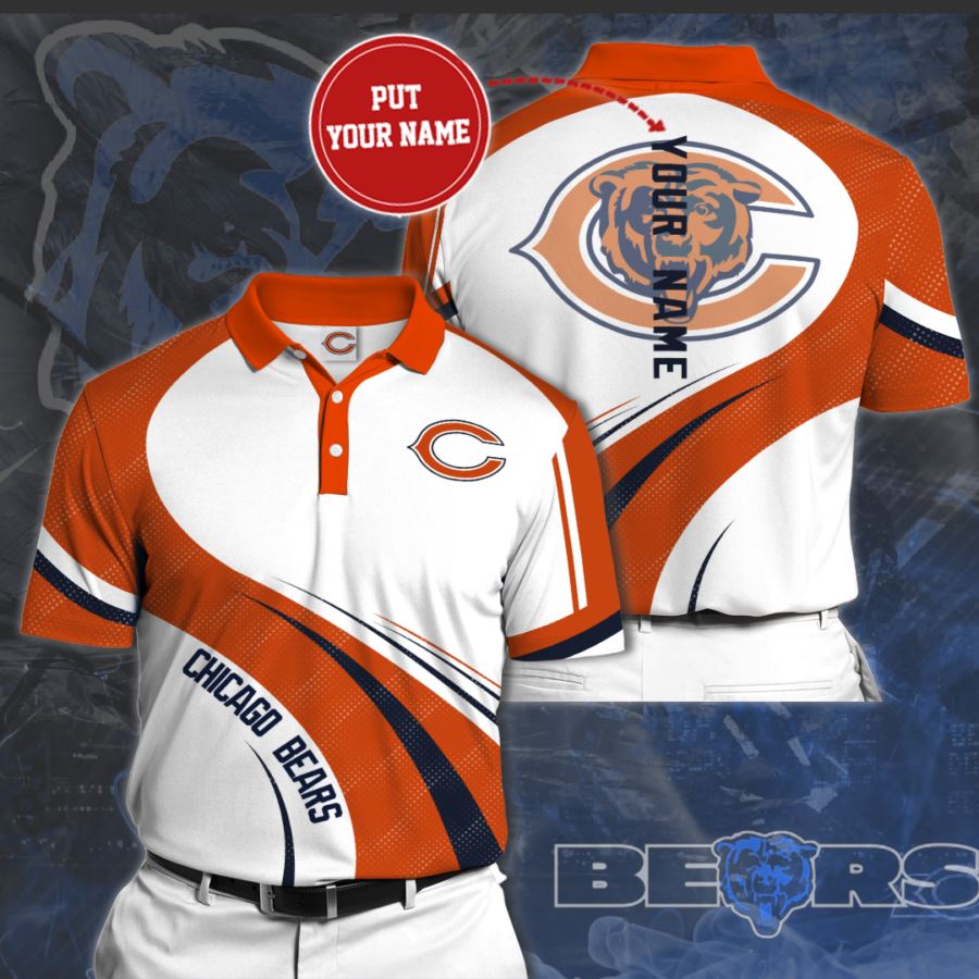 Personalized Chicago Bears Polo Shirt