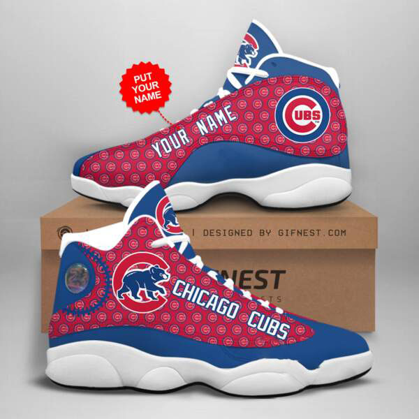 Personalized Chicago Cubs Custom Air Jordan Shoes