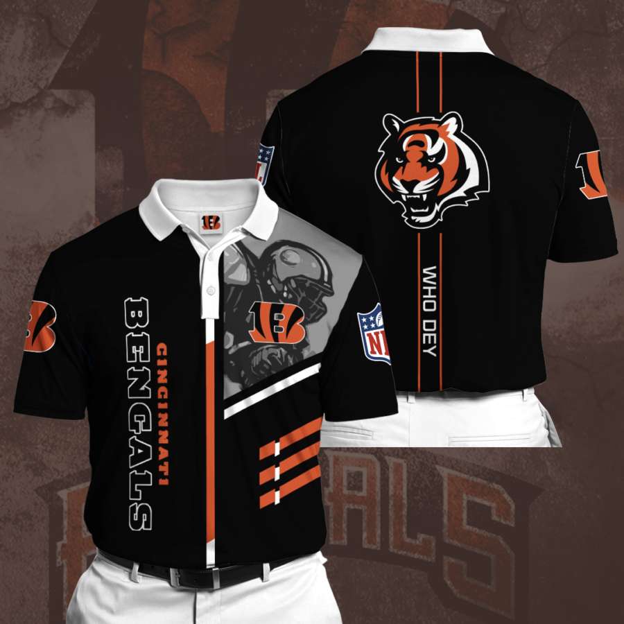 Personalized Cincinnati Bengals Polo Shirt