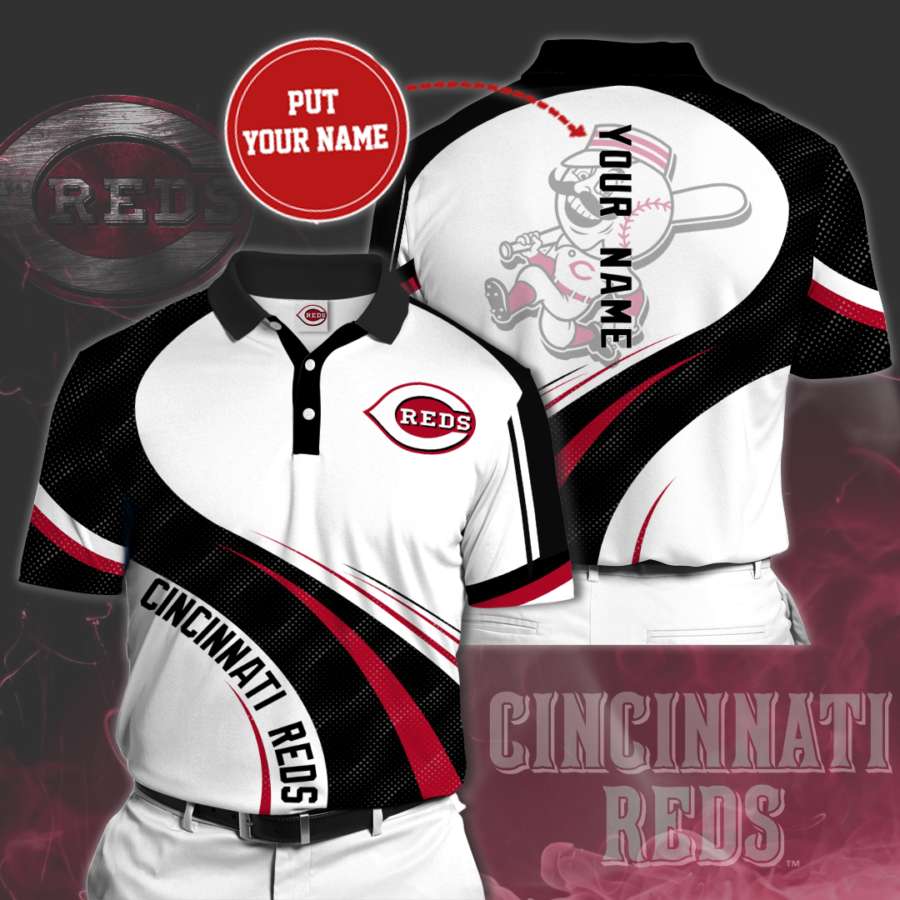 Personalized Cincinnati Reds Polo Shirt