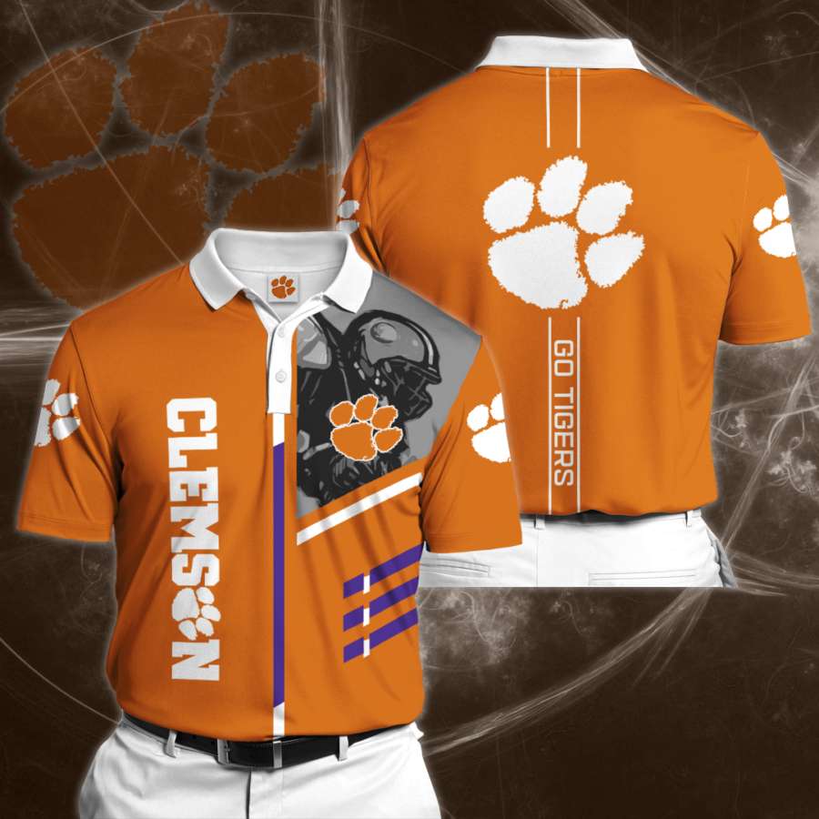 Personalized Clemson Tigers Polo Shirt