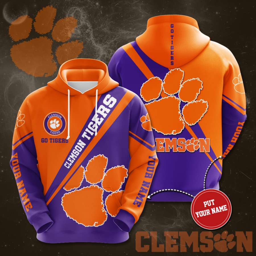 Personalized Clemson Tigers Custom Hoodie 3D