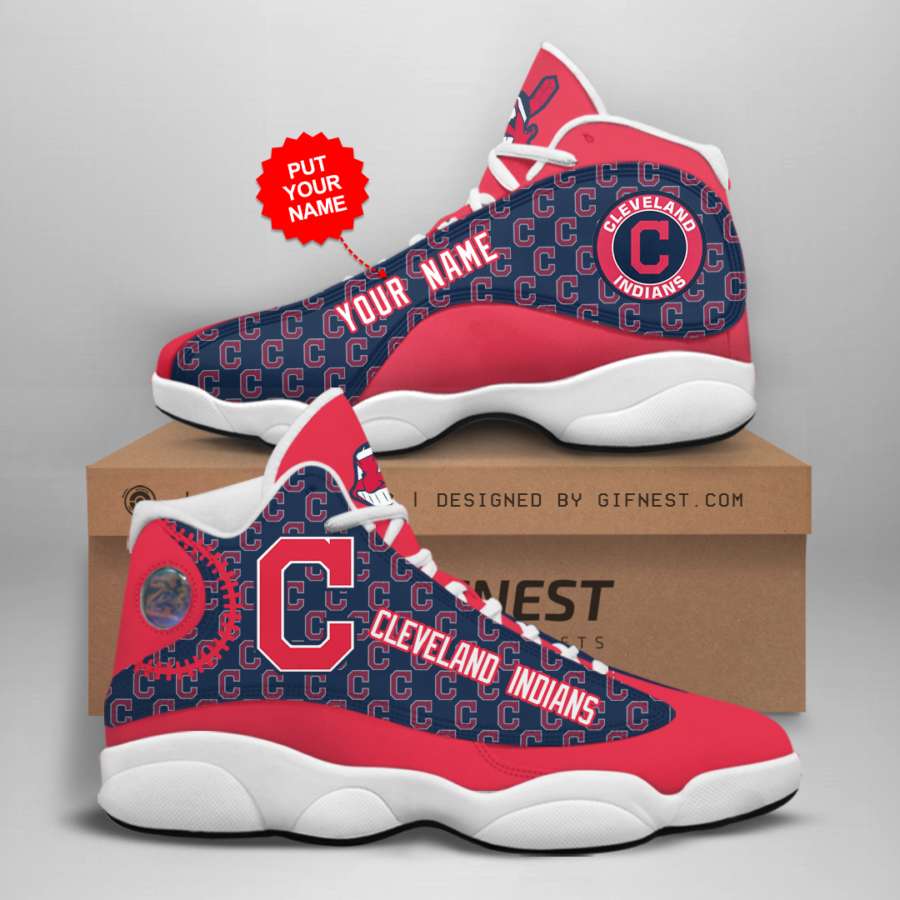 Personalized Cleveland Indians Custom Air Jordan Shoes