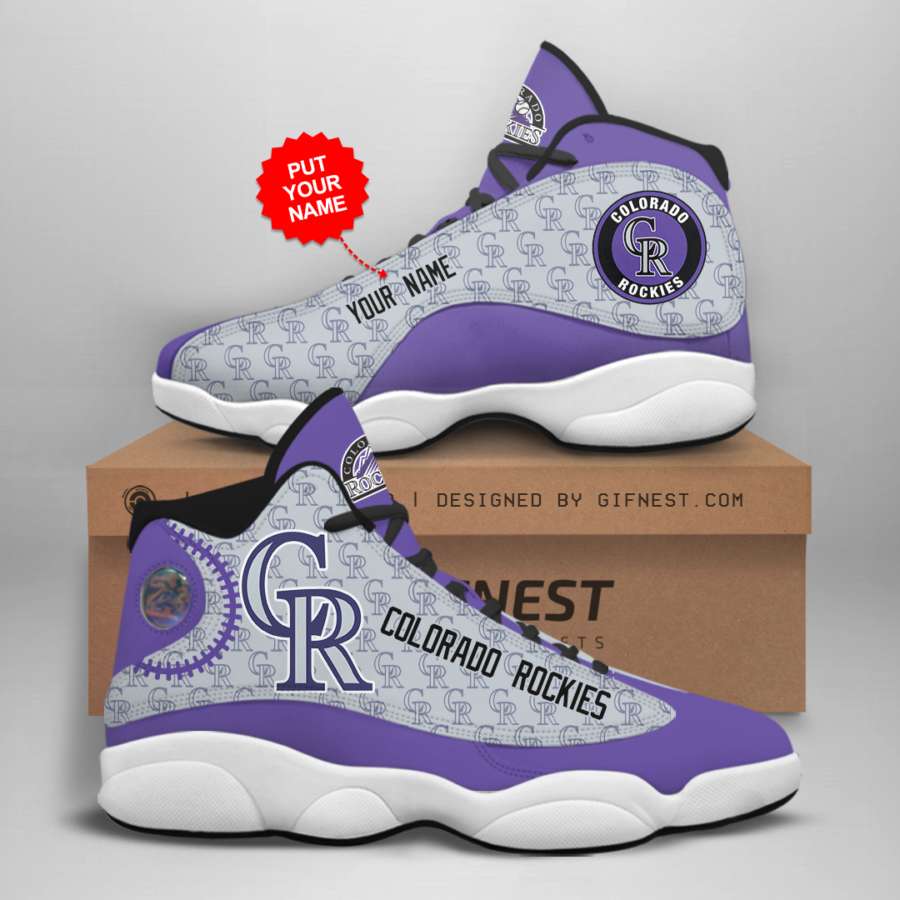 Personalized Colorado Rockie Custom Air Jordan Shoes