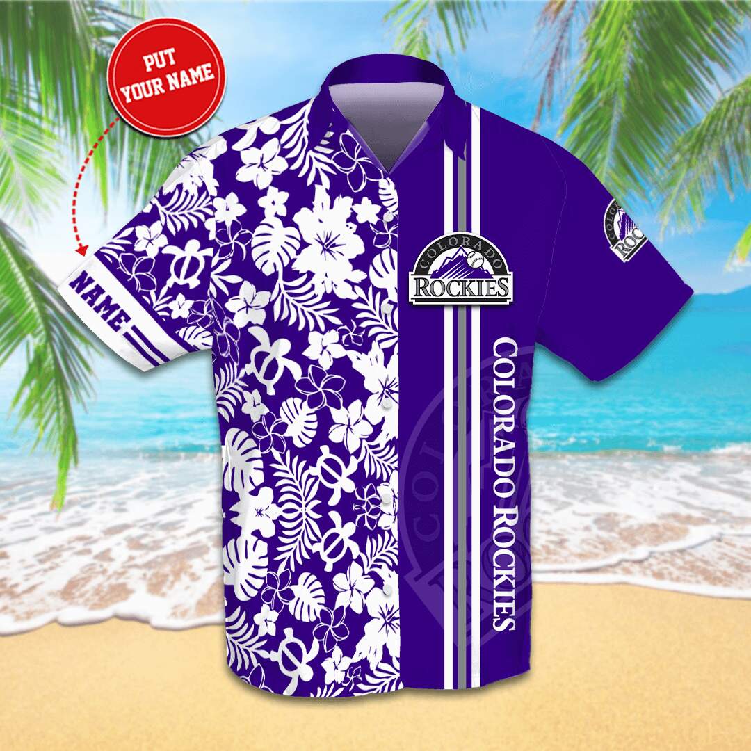 Personalized Colorado Rockies Custom Hawaiian shirts