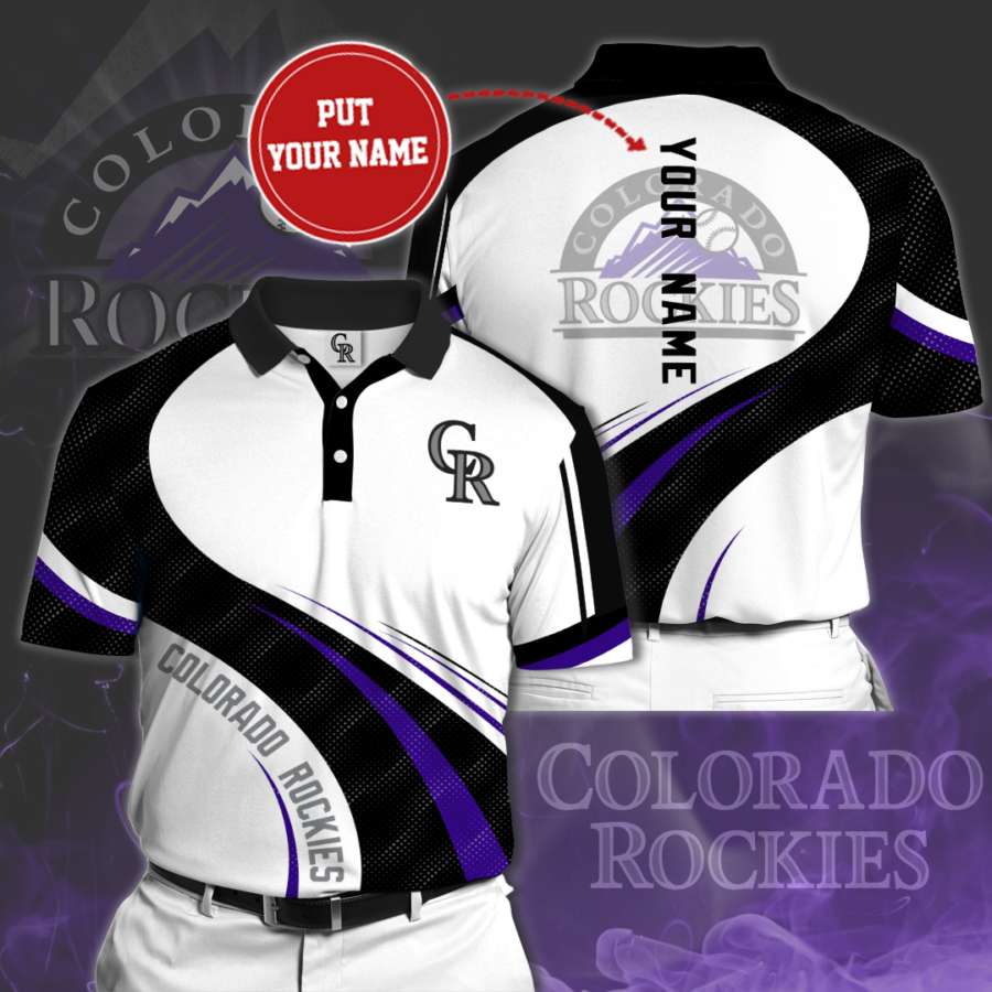 Personalized Colorado Rockies Polo Shirt