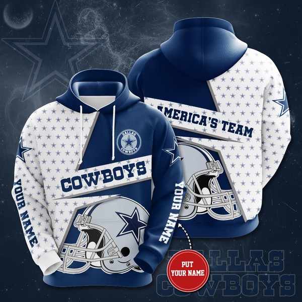 Personalized Dallas Cowboys Custom Hoodie 3D