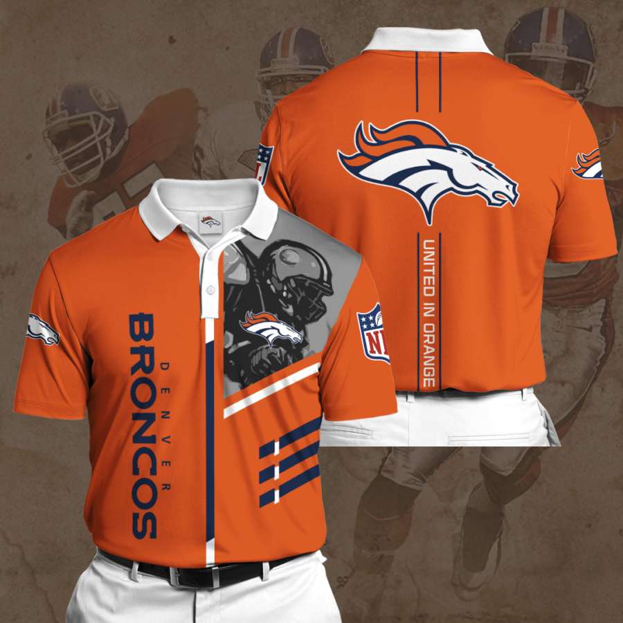 Personalized Denver Broncos Polo Shirt