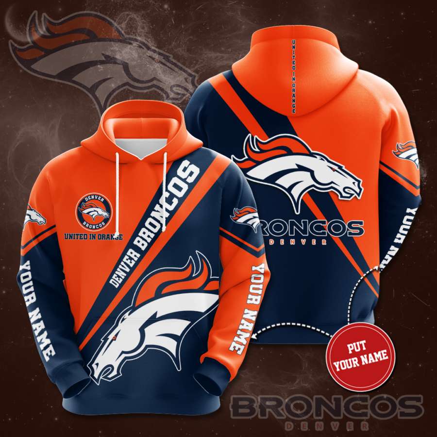 Personalized Denver Broncos Custom Hoodie 3D