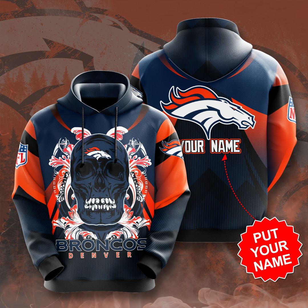 Personalized Denver Broncos Custom Hoodie 3D