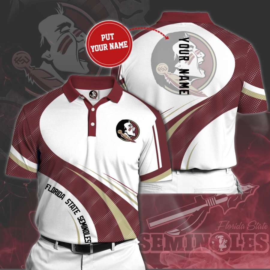 Personalized Florida State Seminoles Polo Shirt