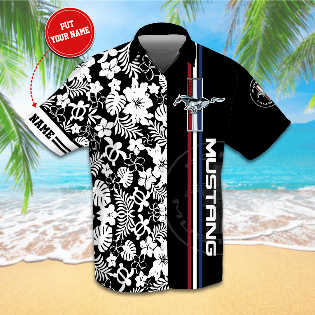 Personalized Ford Mustang Custom Hawaiian shirts