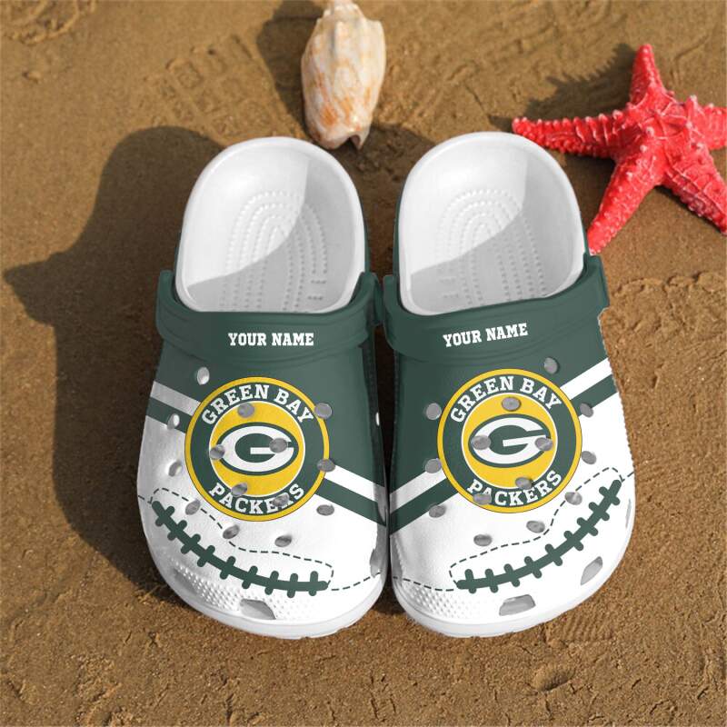 Personalized Green Bay Packers Crocs Clog Shoes