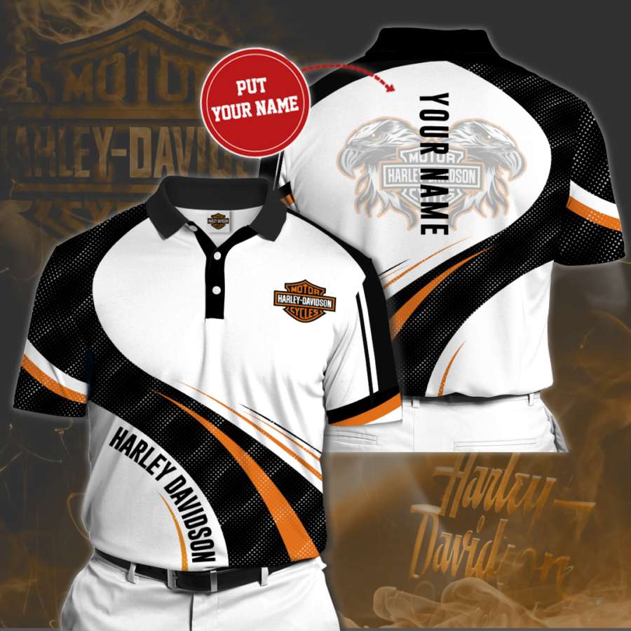 Personalized Harley Davidson Polo Shirt