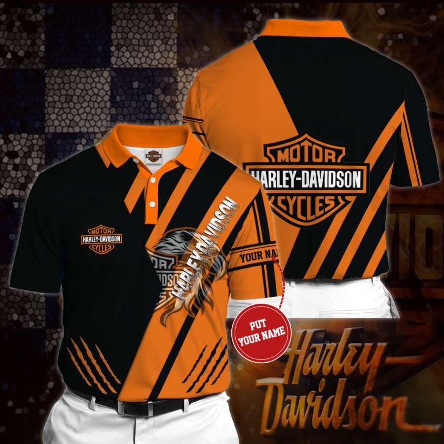 Personalized Harley Davidson Polo Shirt