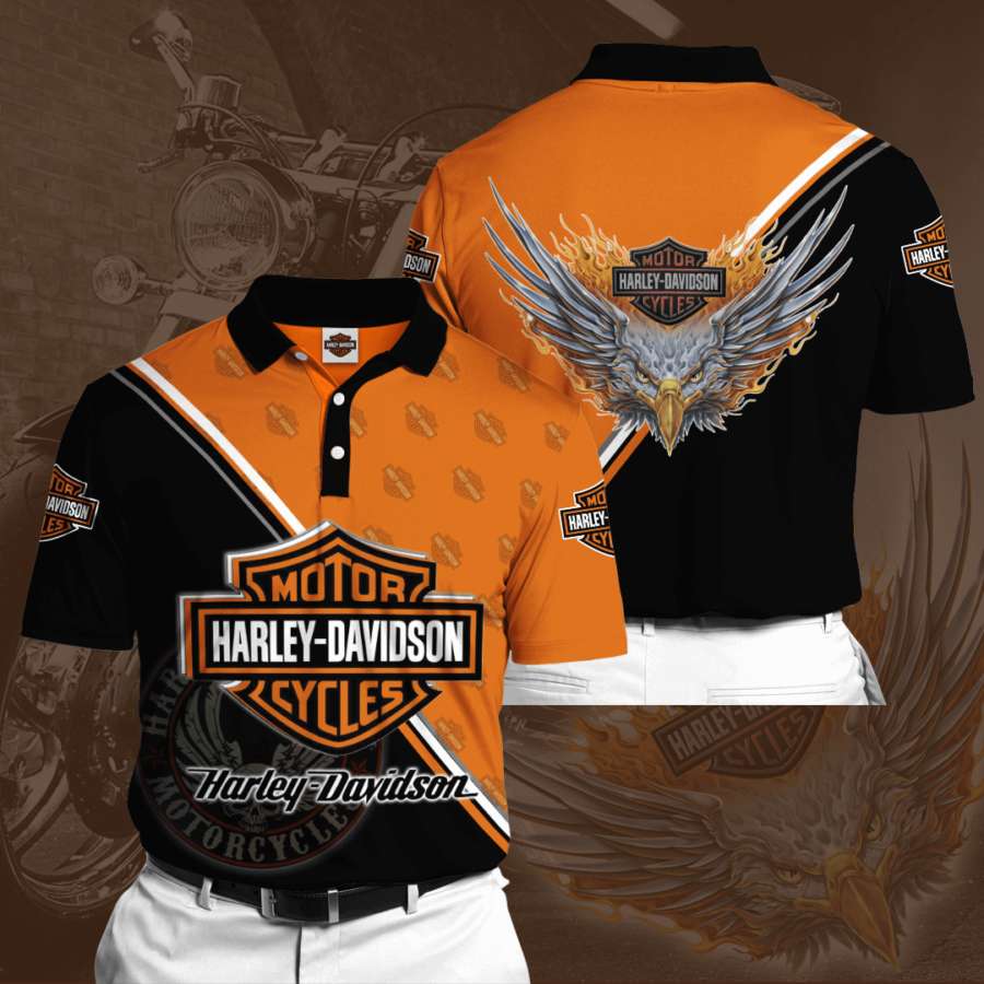 Personalized Harley Davidson Polo Shirt