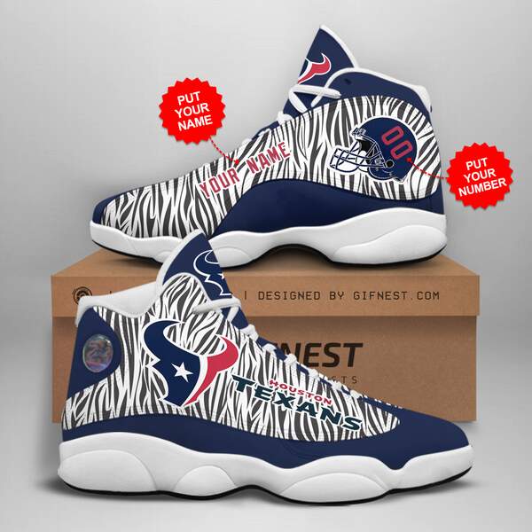 Personalized Houston Texans Custom Air Jordan Shoes
