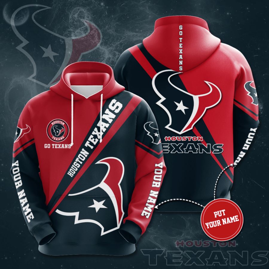 Personalized Houston Texans Custom Hoodie 3D