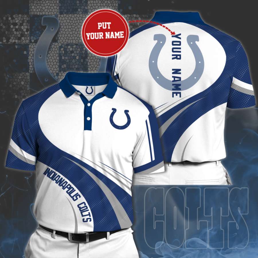 Personalized Indianapolis Colts Polo Shirt