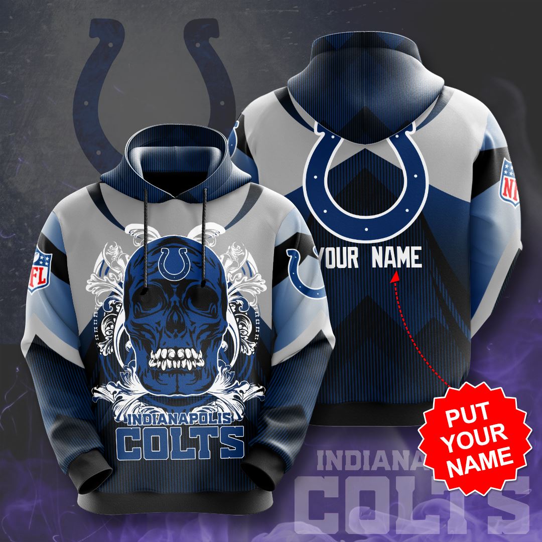 Personalized Indianapolis Colts Custom Hoodie 3D
