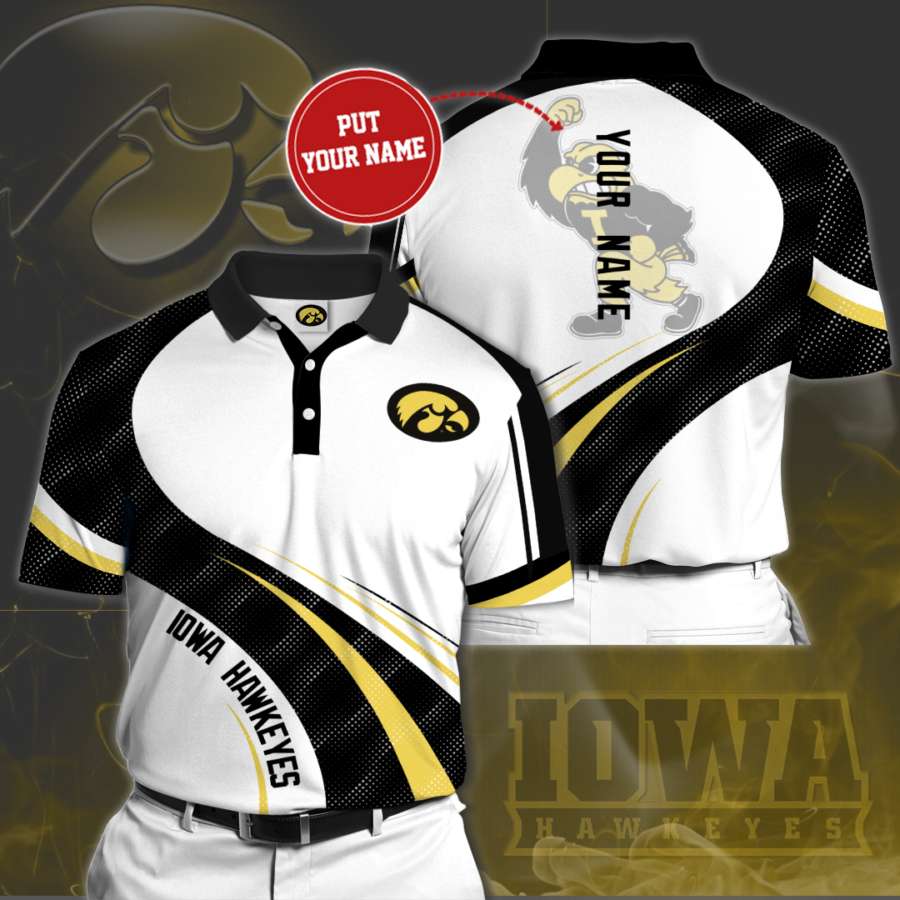 Personalized Iowa Hawkeyes Polo Shirt