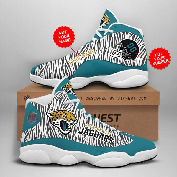 Personalized Jacksonville Jaguars Custom Air Jordan Shoes