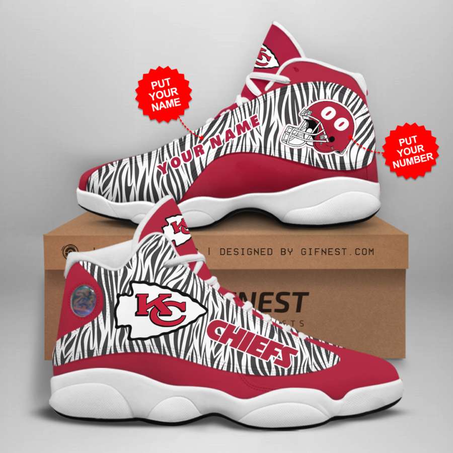 Personalized Kansas City Chiefs Custom Air Jordan Shoes