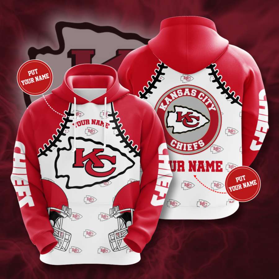 Personalized Kansas City Chiefs Custom Hoodie 3D