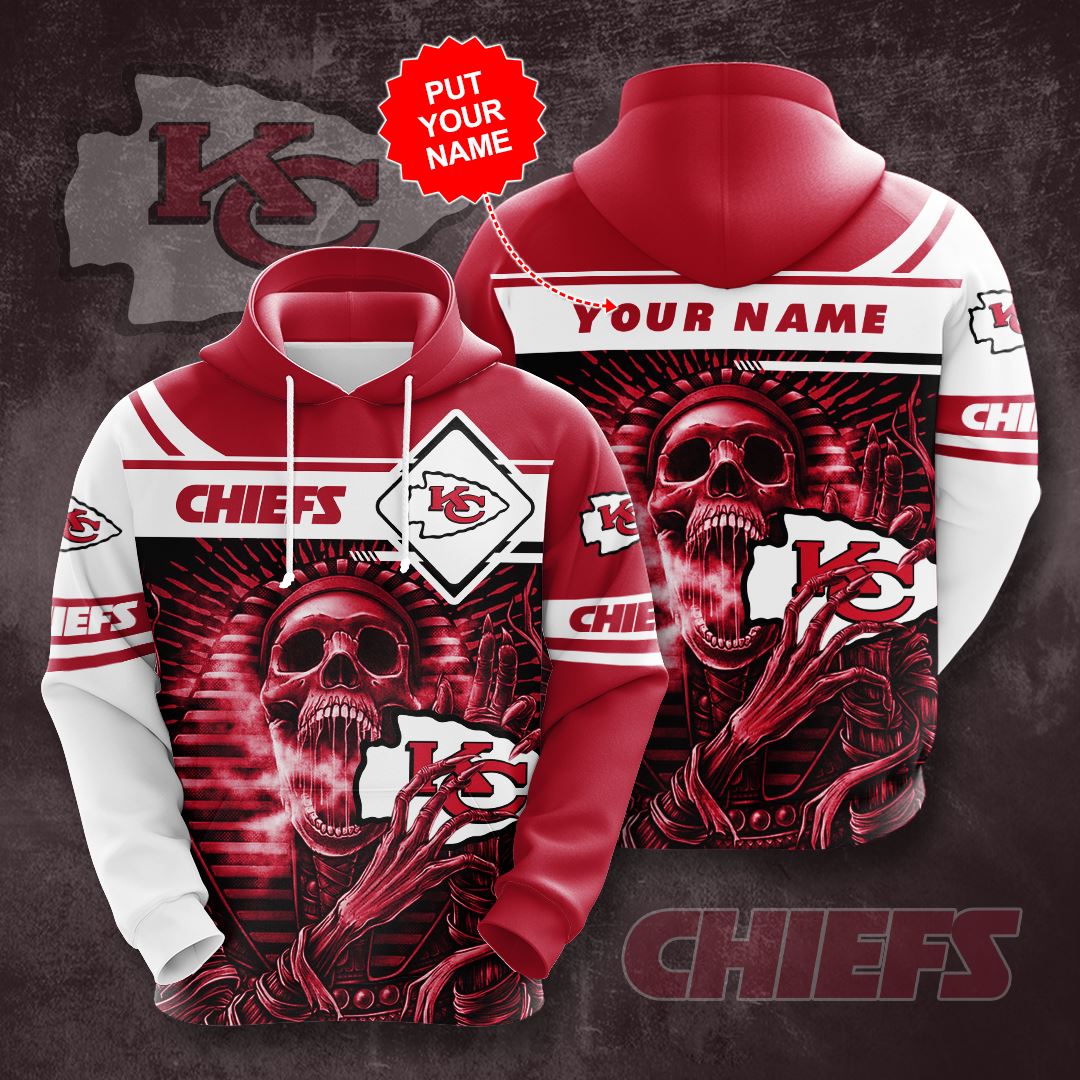 Personalized Kansas City Chiefs Custom Hoodie 3D