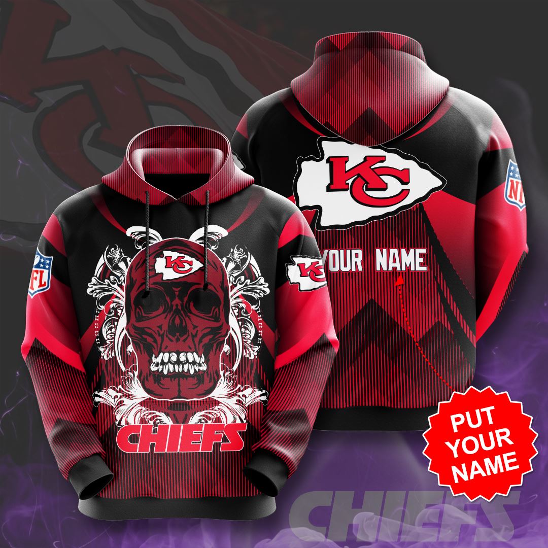 Personalized Kansas City Chiefs Custom Hoodie 3D