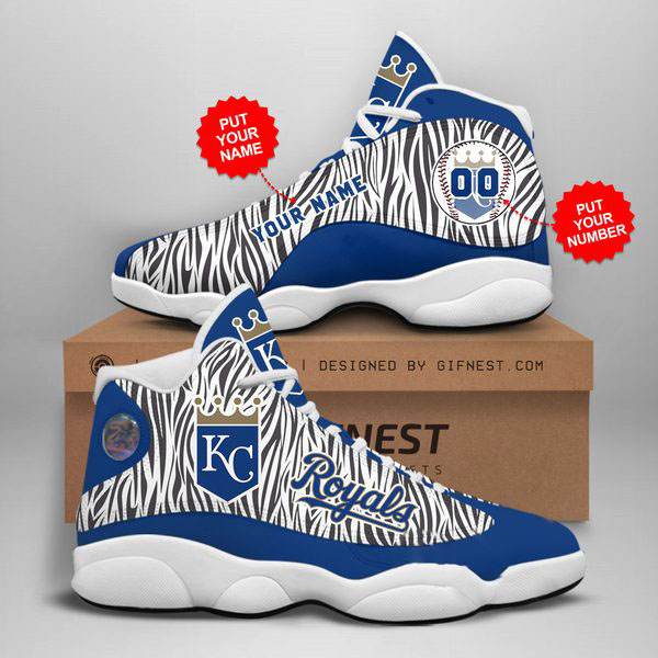 Personalized Kansas City Royals Custom Air Jordan Shoes